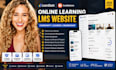 build online learning lms website learnworlds website, course upload website