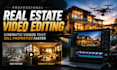 edit real estate video for property listing and promo video walkthrough