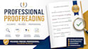 proofread and edit your english content