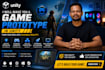 build a unity game prototype for PC or mobile or VR