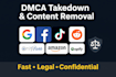 send dmca takedown notice to remove copyright content