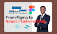 convert figma to react, tailwind CSS, responsive pixel perfect website