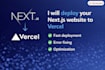 deploy your nextjs website to vercel fast and clean