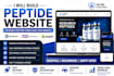 build peptide website, research peptide store, woocommerce and shopify