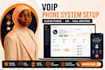 set up ringcentral, dialpad, nextiva, 3cx, openphone and voip phone system
