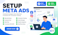 setup meta facebook instagram ads with pixel conversion API and tracking
