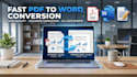 do accurate PDF to word conversion manually
