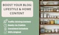 write SEO optimized home and lifestyle blog content