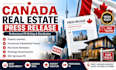 distribute a professional canada real estate press release