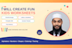create fun printable worksheets for kids