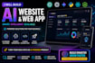 develop ai websites, ai saas apps, ai web apps, and custom ai software