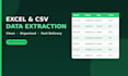 scrape websites and extract data into excel or CSV