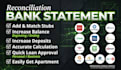 convert bank statement into financial statement