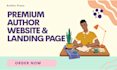 design an author website, book website, ebook website