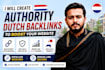 create authority dutch backlinks to boost your website