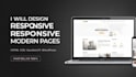 develop responsive website in HTML CSS js wordpress using vs code or notepad