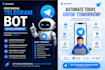 make telegram or automation bot for custom needs