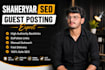 do guest posting and manual SEO link building