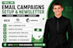 do wx squarespace email campaigns setup newsletter, mailchimp email template