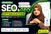 write SEO GEO meta tags, title, keywords, and meta description