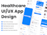 create healthcare app UI UX design