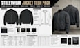 create a streetwear jacket manufacturer ready tech pack