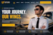 build wix pilot coaching website flight lessons training aviation website