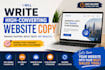write high converting website copy