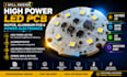 design high power led pcb, aluminum pcb, mcpcb and power electronics