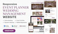 build responsive  event planner wedding planner event management eventon website