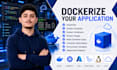 create dockerfile, docker compose and containerize your app