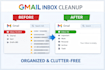 organize your gmail and outlook inbox and delete spam