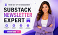 setup substack account substack newsletter post substack publication management