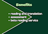 service of beta reading