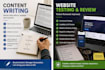 do content writing and website tester and reviewer