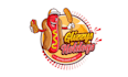 design vibrant glizzys hot dogs logo