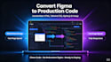 convert figma to responsive HTML CSS tailwind landing page