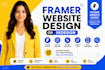 design framer website develop framer website framer animation wix website framer