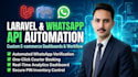 build custom laravel web app and whatsapp API automation