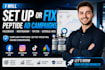 setup fb and gbp
