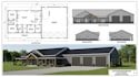 create complete barndminium floor plans, elevations plan, pole barn, ranch house