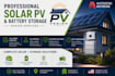 create solar pv and battery ess permit plans for USA
