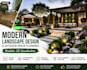 create modern landscape design with realistic 3d visualization