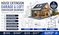 design house extension, garage conversion and loft conversion drawings