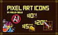 make pixel art icons