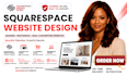build squarespace business website or squarespace redesign