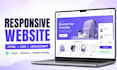build a responsive HTML CSS and javascript website