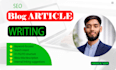 do SEO article writing, blog post post as your content write