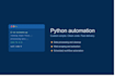 automate repetitive tasks with custom python scripts