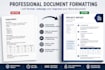 professionally format, redesign and improve your documents